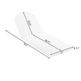 thumbnail image 2 of Garden Tools Outdoor Chaise Lounge Cushion - Waterproof Patio Cushion for Lawn Pool Beach - Beige Color,Outdoor Furniture, 2 of 7