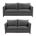 thumbnail image 1 of Sala 3-2 TRINITY Oslo 2 Piezas (Sofá, Love Seat) Gris Acero Para Sala, 1 of 8