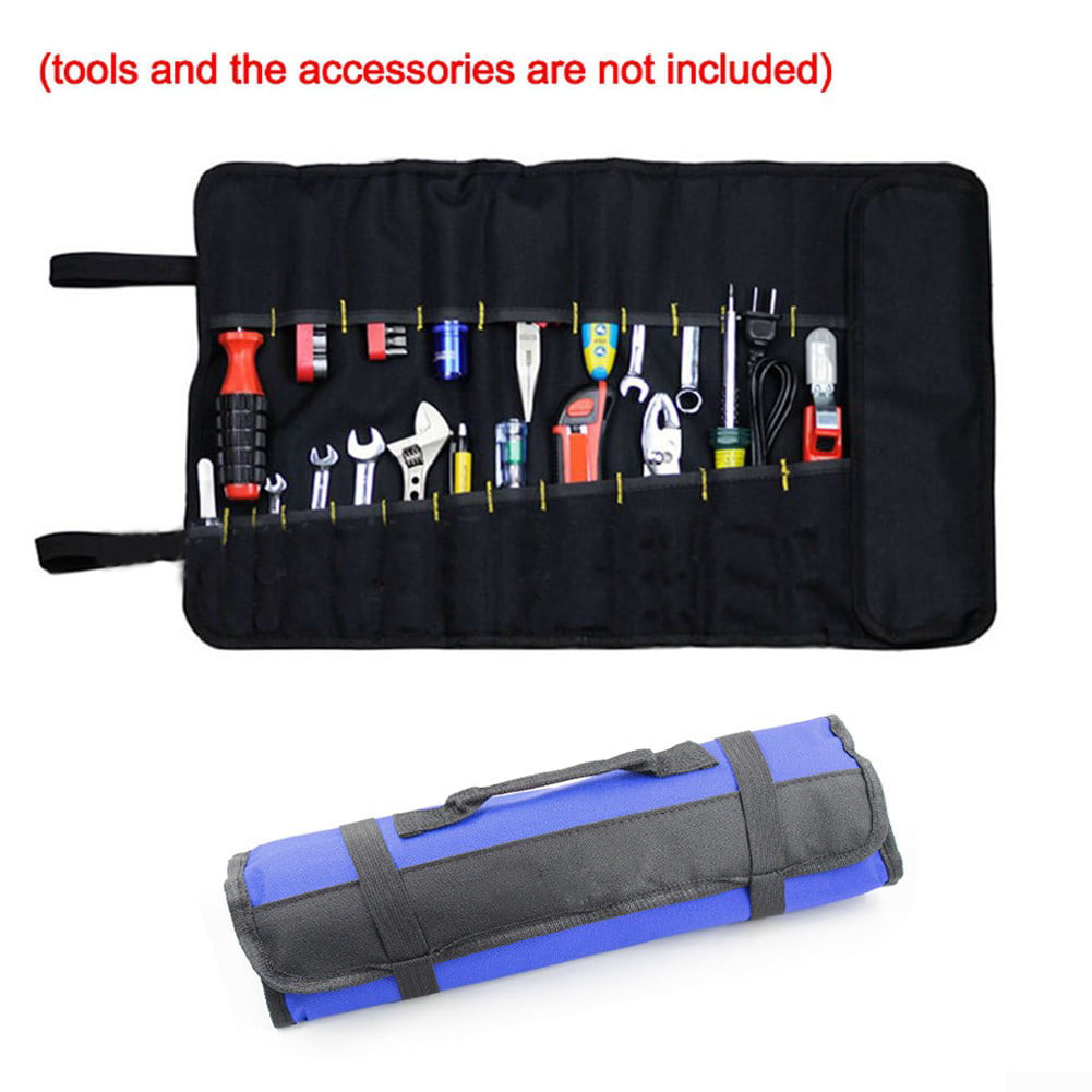 Motorcycle Car Portable Tool Bag Screwdriver Roll Bag Case Pouch Storage Toolkit 