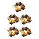thumbnail image 1 of Qarigey Coleta titular Material de tela patrón escocés accesorios elásticos para el cabello anillos para el cabello adornos para el cabello encantador cuatro 5piezas Qarigey CBP251236, 1 of 6