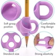 thumbnail image 5 of Empuñaduras para lápices, ayudas de escritura innovadoras originales, surtido de entrenador de agarre, corrección de postura para niños en edad preescolar, niños, adultos, necesidades especiales, zurd, 5 of 5