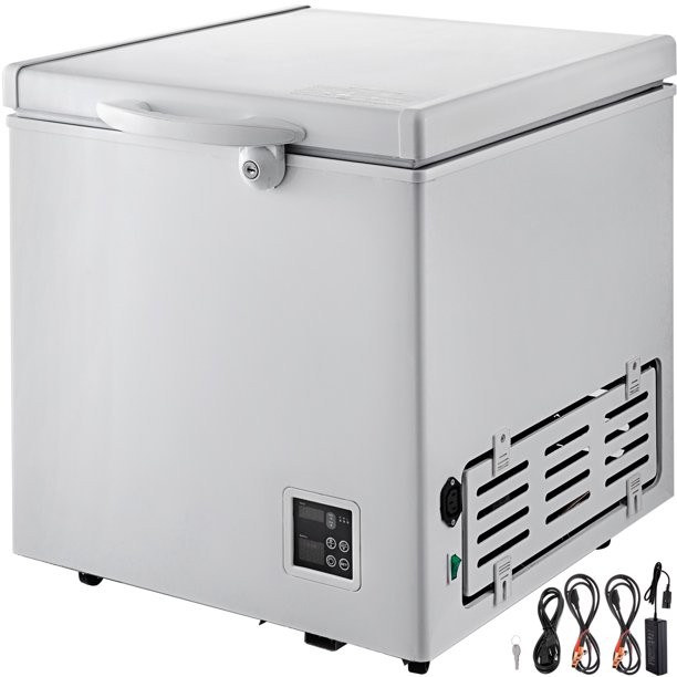 Vevor Chest Freezer 63 Quart Commercial Rv Deep Freezer 2 1 Cu Ft Compact Vehicle Electric Cooler Fridge 12v 24v Dc With Lock For Car Home Camping Truck Party 0 4 32 Suit For Solar Power Walmart Com Walmart Com