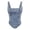 a-Blue30272, variant on VNKIDY Womens Square Neck Denim Bustier Top With Wide Straps Form Fitting Washed Denim Corset For Summer Street Style Wear Blue S