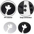 thumbnail image 3 of Plastic Radiator Pipe Covers,tianher 30 Pcs Pipe Collars Plastic Pipe Decoration Banmo, 3 of 5