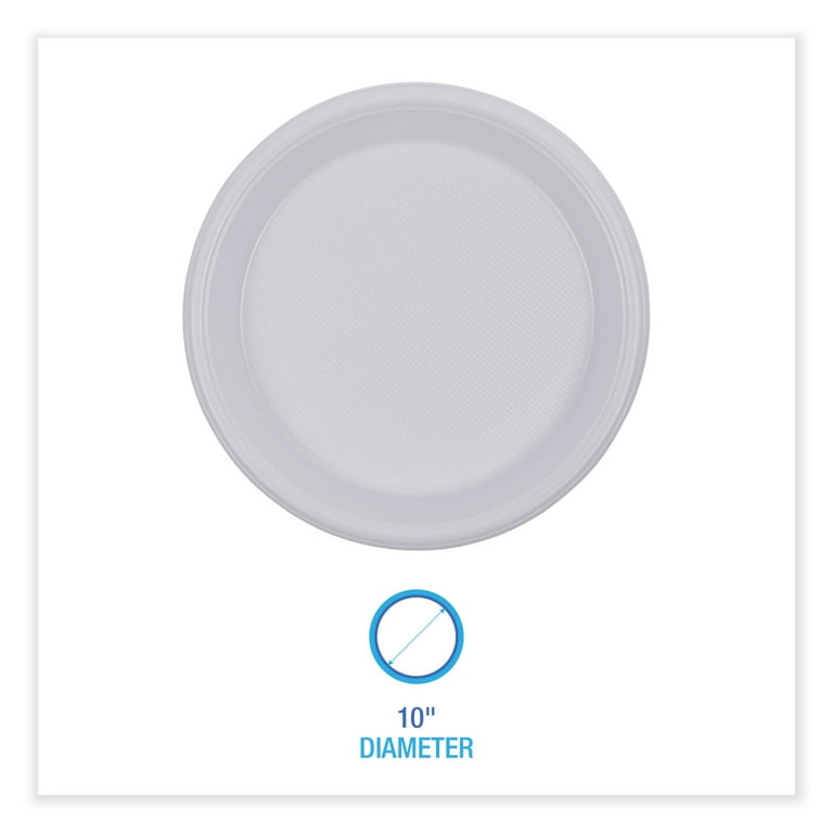 Hi-Impact Plastic Dinnerware, Plate, 10 Hi-Impact Plastic Dinnerware, Plate, 10