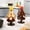 A,B, variant on Mini Christmas Tree Figurine Insulation Pad - Wooden Festive Table Mat, Wooden Tree Trivet Set Perfect Gift for Christmas Decor & Holiday Gatherings