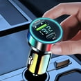 thumbnail image 7 of 60W Car Charger Super Fast Charging Cigarette Lighter USB Phone Accessories Charger Voltmeter Adapter with USB C Universal Quick Charge Multi Port for 12-24v Car Cigarette Lighter Plug, 7 of 7