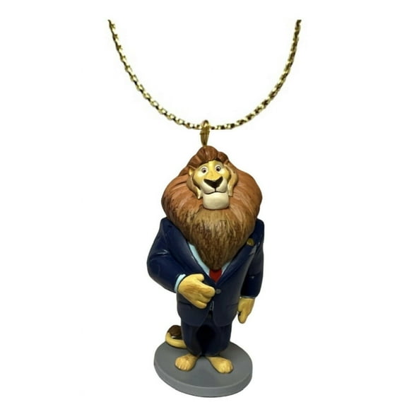 Zootopia Mayor Lionheart Ornament PVC 4” Figure Figurine Disney Lion Charm New