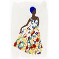 thumbnail image 2 of Isabelle Z 23x32 White Modern Wood Framed Museum Art Print Titled - Floral Fashion I, 2 of 4