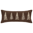 thumbnail image 1 of Bouclair Coussin Décoratif en Velours Arbres Adriel Marron, 1 of 10