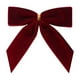 thumbnail image 1 of Herunwer Christmas Wreath Bow, Velvet Bows for Christmas Tree,Velvet Wreath Bow Baubles,Vintage Burgundy Decorations Garland with Twist Ties, Great for Large Gifts, 1 of 2