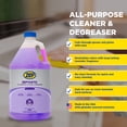 thumbnail image 3 of Zep Zeptastic All-Purpose Cleaner and Degreaser - 1 Gallon (Case of 4) 325724 - Refreshing Lavender Fragrance, Cuts Through Grease and Grime, Powerful No Rinse Formula, 3 of 9