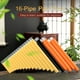 thumbnail image 5 of Tubo de Pan Irfora Flauta de pan de 16 tubos G-A2 Key Pan Pipes ABS Panpipes Instrumento de viento de madera tradicional chino con bolsa de transporte Irfora Tubo de Pan, 5 of 7