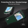 thumbnail image 2 of ELEHOLD for Samsung Galaxy Z Flip5 Slim Leather Protective Case,Vintage Elegant Premium Genuine Leather Shockproof Anti-Scratches Cover for Samsung Galaxy Z Flip 5 2023 5G,Green, 2 of 5