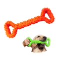 thumbnail image 4 of Juguetes para masticar perros Cepillo de Juguetes para limpiar los , Masticadores agresivos Juguete para masticar duradero Cepillo para - Naranja Yinane goma masticar hueso tirar jugar, 4 of 7