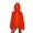 Saffron, variant on Oversized Mid Length Halloween Coat, Pumpkin Stem Hooded Zip Up Jacket, Plain Oversized Mid Length Halloween Sweatshirt With 3D Fruit Top Hood, 3 Tone Casual Holiday Outerwear, Saffron XXL