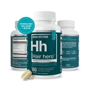 Hair Hero - Broad-Spectrum Hair Formula - Healthy Hair, Skin, and Nails - 5000 mcg Biotin | Essential Elements - 30 Day Supply