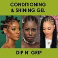 thumbnail image 3 of Dip n Grip Oats Honey & Aloe Shining Gel Frizz Control Extreme Hold Unisex for All Hair Types 4oz, 3 of 6
