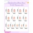thumbnail image 3 of Press on Nails EBANKU Kids 78 piezas con pegamento para uñas de 6 a 12 años, 3 of 7