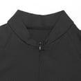 thumbnail image 6 of Mittory Long Sleeve Bodysuit for Women Mock Turtle Neck Body Suits Zip Up Design Black Bodysuit Shirts, 6 of 8