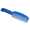thumbnail image 3 of Peluquería antiestática, peine para cortar el pelo superior plana, peine para desenredar rastrillo Azul jinwen Peine Clipper con parte superior plana, 3 of 8