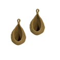 thumbnail image 1 of 2xHandwoven Vegetable Fruit Baskets Hanging Basket Home Decor Pequeña Baoblaze Cestas tejidas, 1 of 8