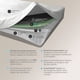 thumbnail image 2 of Colchon Smart Bamboo HIbrido Memory Foam Con Nano Resortes King, 2 of 6
