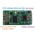 thumbnail image 4 of Fawoonu Dual-Channel 4-20mA RS485 Current Sensor with Modbus RTU 03/06 Function Code, 0-25mA Range, Addressable for Multi-Module Setup, Compact PCB Design, DC8-25V Power, 1% Accuracy, Lightweight 3g, 4 of 6