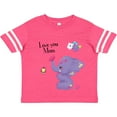 thumbnail image 3 of Inktastic Yara Happy Mothers Day Purple Elephant and Bee Gorgeous Girls Toddler T-Shirt, 3 of 5