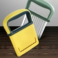 thumbnail image 4 of CTIRCHIU 1Pc Stainless Steel Potato Slicer Wave Type Chips Cutter for Kitchen Use with Yellow Handle, 4 of 8