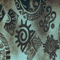 thumbnail image 1 of Ahgly Company Indoor Square Patterned Dark Coffee Brown Area Rugs, 6' Square, 1 of 6