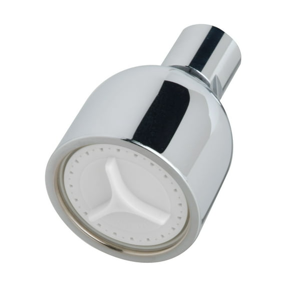 Clear-Flo 2000 1-Spray 2 in. Fixed Showerhead in Satin Nickel (1.5 GPM)