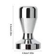 thumbnail image 4 of Longjian Stainless Steel Coffee Powder Tamper Handheld Press Tool Reusable Distribution Presser Kitchen Kitchenware Bakery 49mm, 4 of 6