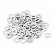 Uxcell M5 x 10mm x 1mm 304 Stainless Steel Flat Washer for Screw Bolt (100-pack)
