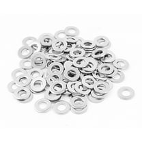 Uxcell M5 x 10mm x 1mm 304 Stainless Steel Flat Washer for Screw Bolt (100-pack)