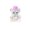 White#140, variant on Mini Yellow Bear Resin Figurine, Tiny Transparent Animal Charm for DIY Crafts Slime Making Terrarium Decor Fairy Garden Accessories Micro Landscape Desk Ornaments Cute Kawaii