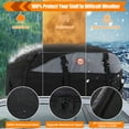 thumbnail image 6 of Adnoom 15 Cu.ft Car Vehicles Waterproof Roof Top Cargo Carrier Luggage Travel Storage Bag with Anti-Slip Mat for Camping, Travel(41"X35"X 18"), 6 of 9