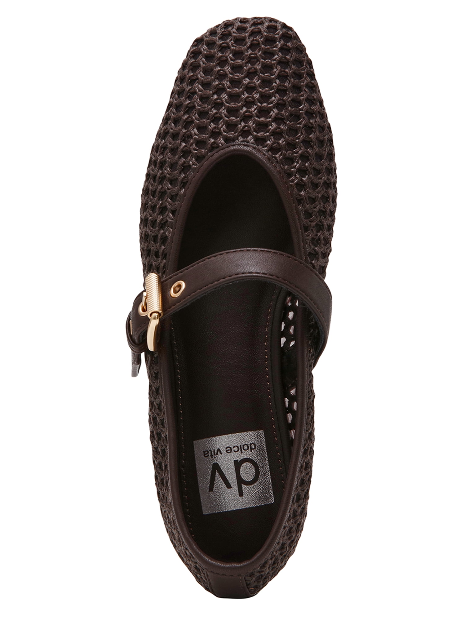 DV Dolce Vita Women's Mulaney Woven Mary Jane Flat