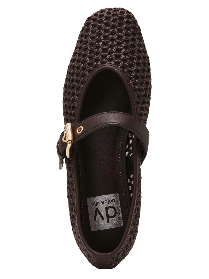 DV Dolce Vita Women's Mulaney Woven Mary Jane Flat - Walmart.com
