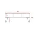 thumbnail image 5 of Mesa Centro Madera Aglomerada Excelsior con Patas de Acero Color Miel y Plata Oscuro, 5 of 5