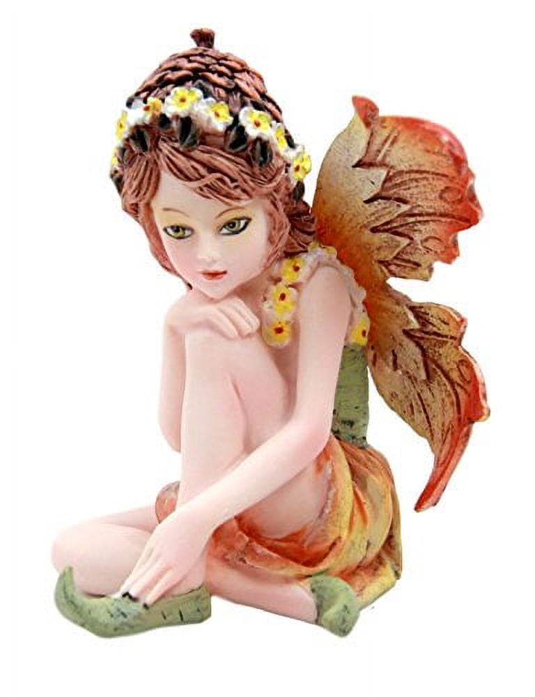 Feengarten-Akorn Mit Blumenfee – Süße Miniatur-Deko Für Magische Gärten, 3 Zoll