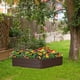 thumbnail image 4 of Maceta Elevada Costway Hexagonal de Exterior para Flores Verduras Hierbas 120 x 120 x 21 cm Marrón, 4 of 9