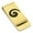 Gold, variant on Stainless Steel Koru (Spiral) Maori Symbol Classic Slim Money Clip Credit Card Holder