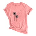 thumbnail image 4 of Blusa de manga corta con cuello redondo y estampado de tallas grandes para mujer OAVQHLG3B Store  lin121212, 4 of 4