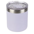 thumbnail image 3 of Ozark Trail 10oz Ceramic Lined Stainless Steel Lowball Tumbler with Magnetic Tritan Transparent Slider Lid, Purple, 3 of 8