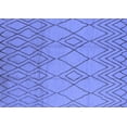 thumbnail image 1 of Ahgly Company Machine Washable Indoor Rectangle Solid Blue Modern Area Rugs, 7' x 10', 1 of 4