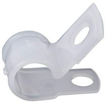 Gardner Bender 1/4 in. Dia. Plastic Cable Clamp 18 pk