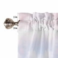 thumbnail image 5 of Pink Christmas Tree Kitchen Curtain 2 Panels Curtains 72 Inch Length, Pink Ombre Xmas Tree Oil Painting Curtains Rod Pocket Curtains Window Drapes Treatment Window Cafe Curtains, 5 of 5