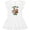 AA-White, variant on Inktastic I Love My Farm with Happy Farm Animals Girls Toddler Dress