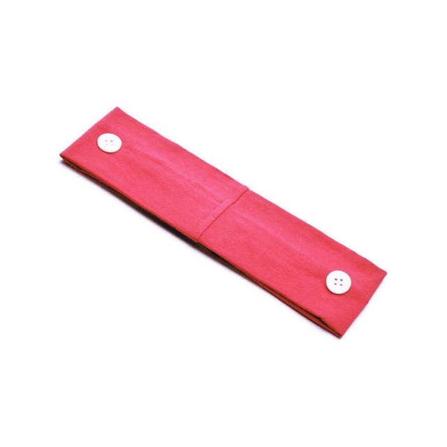Qarigey Titular de la diadema del botón Buena elasticidad Bufanda de ajuste cómodo Tocado clásico Textura Accesorios para el cabello para Type3 NO3 Qarigey AP009560-24